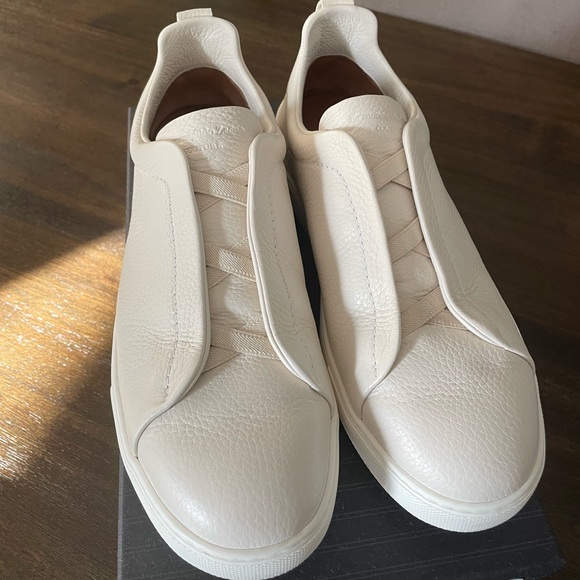 Zegna white sneakers men size 10 - Picture 9 of 9